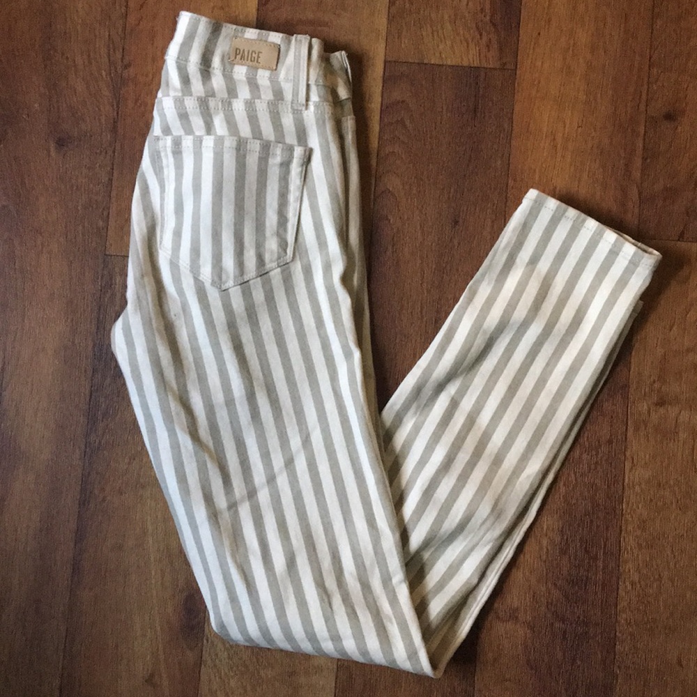 Paige denim stripe pant